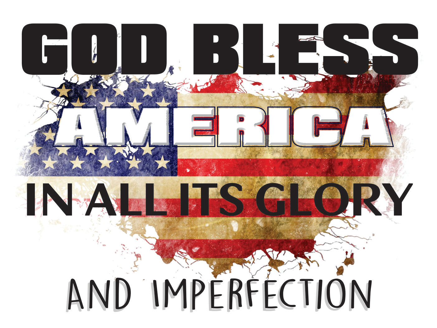 God Bless America Decal
