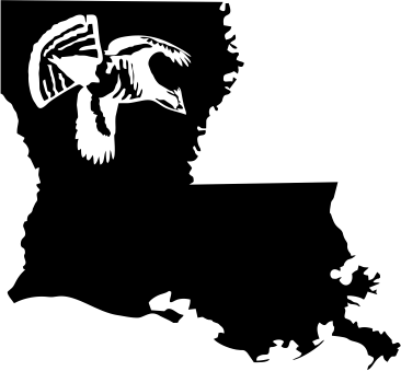 Louisiana Wildlife State Decal