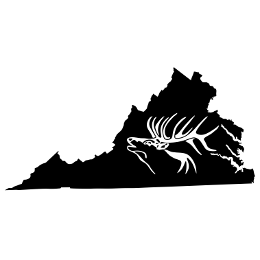 Virginia Wildlife State Decal