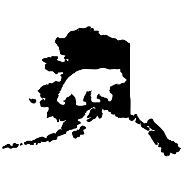 Alaska Wildlife State Decal