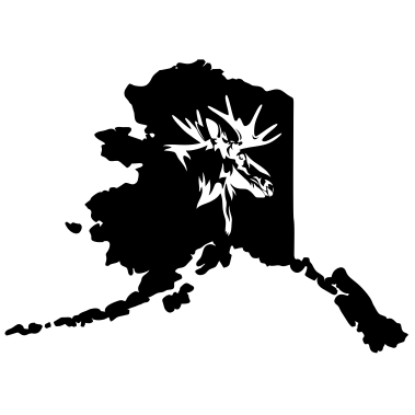 Alaska Wildlife State Decal