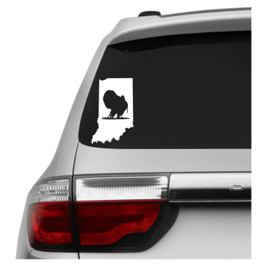 Indiana Wildlife State Decal