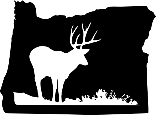 Oregon Wildlife State Decal