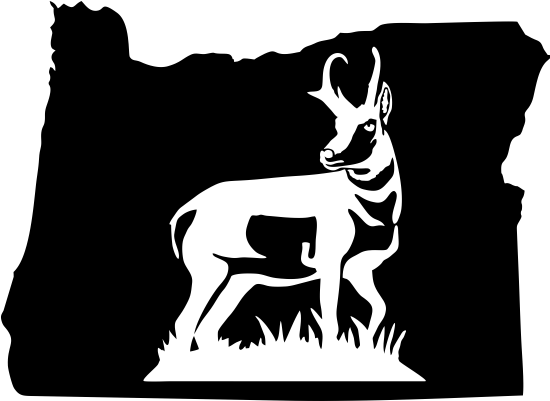 Oregon Wildlife State Decal