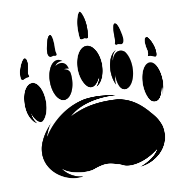 Bear Paw Decal