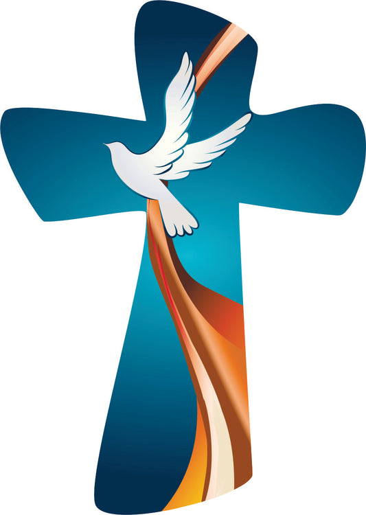 Dove Cross Decal