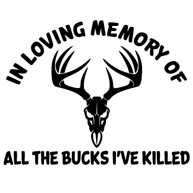 Bucks - In Loving Memory Decal