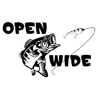 Bass - Open Wide Decal