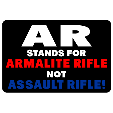 AR Stands For Decal