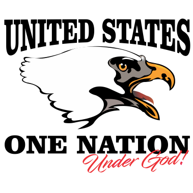 United States One Nation Decal