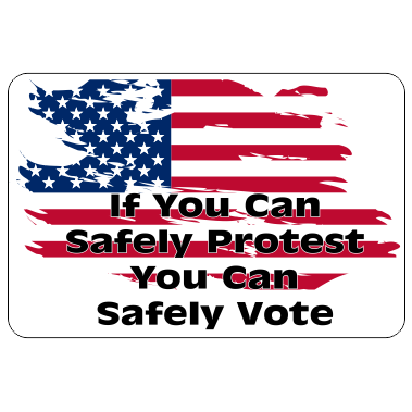 If You Can Safely Protest Decal