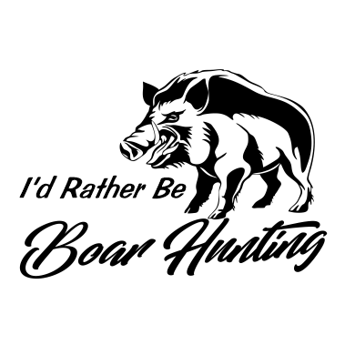 Boar Hunting Decal