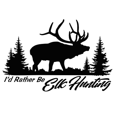 Elk Hunting Decal