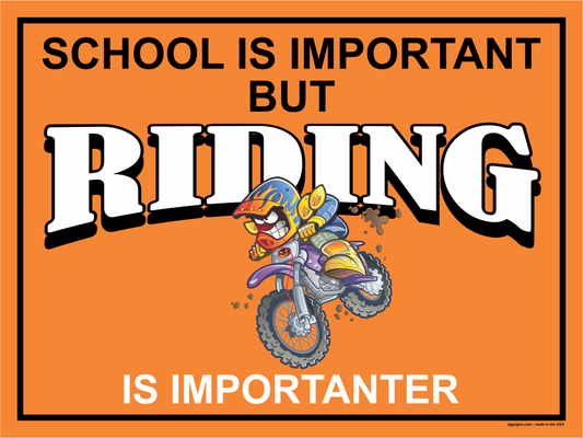 Dirt Bike Riding Is Importanter