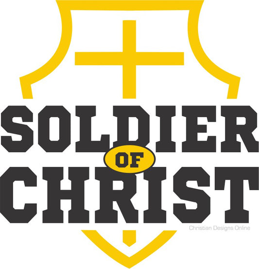 Soldier of Christ Decal