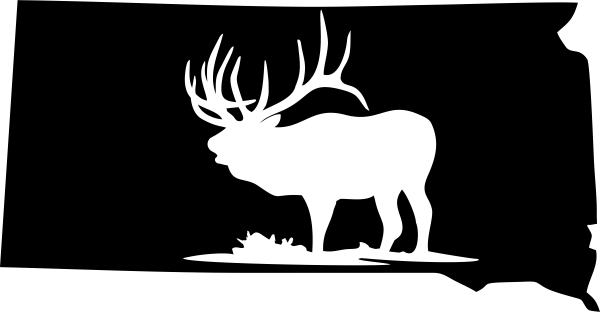 South Dakota Wildlife State Decal