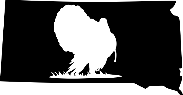 South Dakota Wildlife State Decal