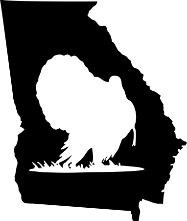 Georgia Wildlife State Decal