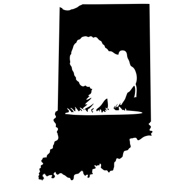 Indiana Wildlife State Decal