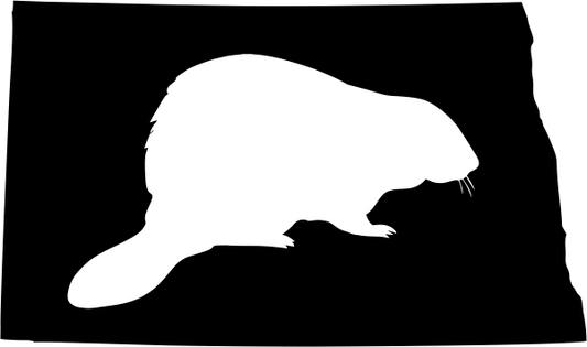 North Dakota Wildlife State Decal