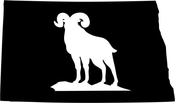 North Dakota Wildlife State Decal