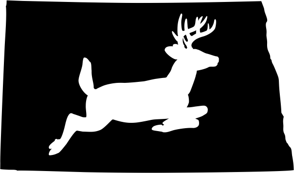 North Dakota Wildlife State Decal