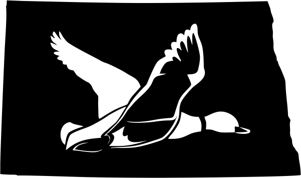North Dakota Wildlife State Decal