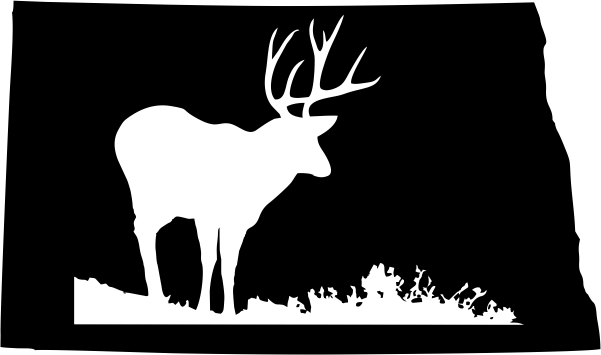North Dakota Wildlife State Decal