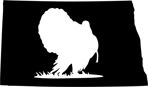 North Dakota Wildlife State Decal