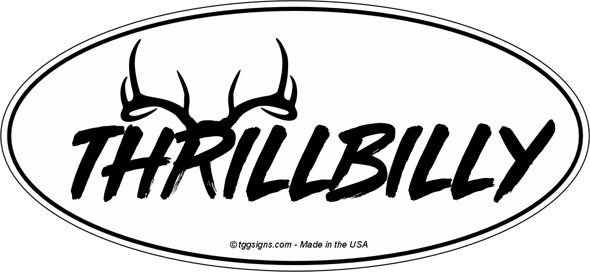 Thrill Billy Decal
