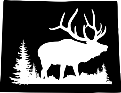 Wyoming Wildlife State Decal