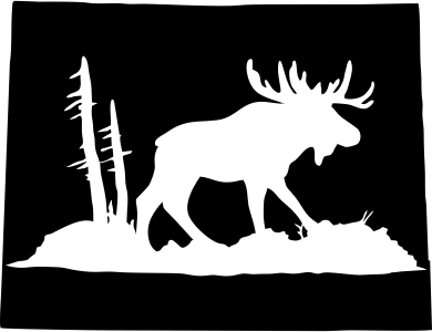 Wyoming Wildlife State Decal