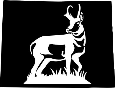 Wyoming Wildlife State Decal