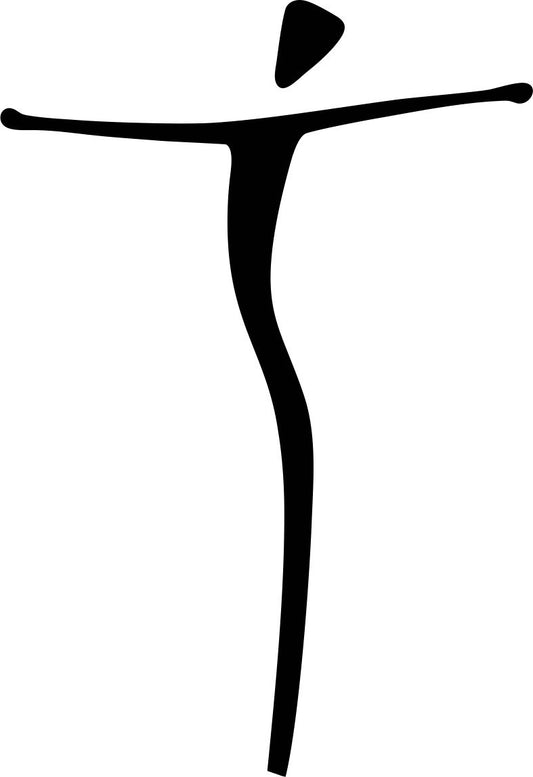 Modern Art Cross Decal